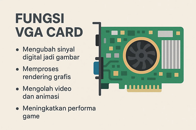 Mengenal Lebih Dekat Fungsi VGA Card: Rahasia Visual Tajam di Komputer Kamu!