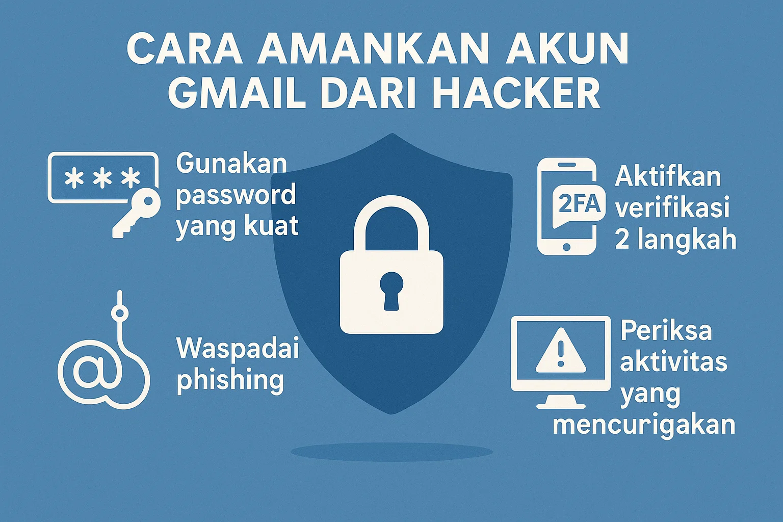 Gmail Kamu Bisa Dibobol? Begini Cara Amankan Akunnya Biar Gak Kena Hack!